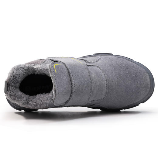 蓝鸥盾焊工系列防砸防刺穿欧标钢包头凯夫拉橡胶底耐磨反绒皮鞋面防火花 商品图8