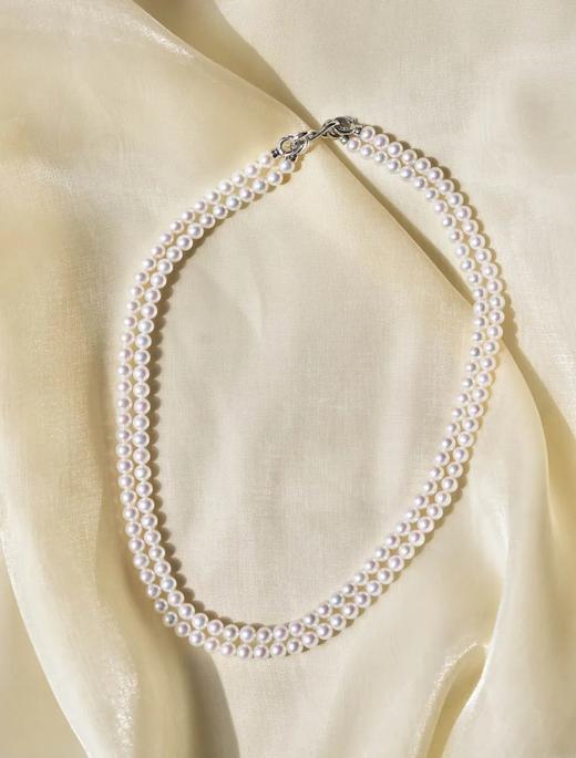 伽罗JALO 5-5.5mm高等级淡水珍珠双层链 商品图1