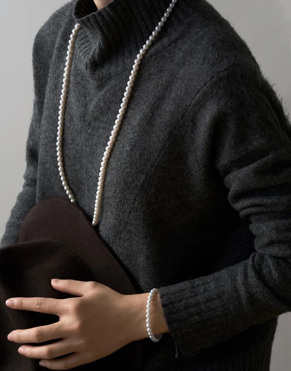 伽罗JALO 7-7.5mm高等级淡水珍珠双层链