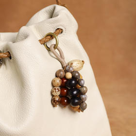 【种子包挂】敦煌小众新中式满愿种子串 包包挂件手工编织 天然菩提钥匙扣文艺复古包挂饰