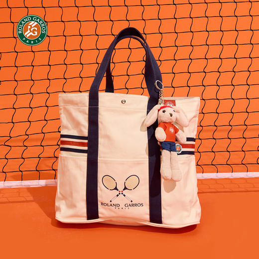 罗兰加洛斯法网网球包帆布包网球拍收纳包网球周边帆布袋背包 商品图0