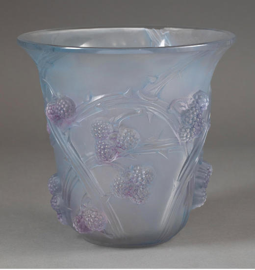 独角鹿西洋古董 法国顶级水晶工坊莱俪LALIQUE设计出品「MURES 黑莓」 商品图1