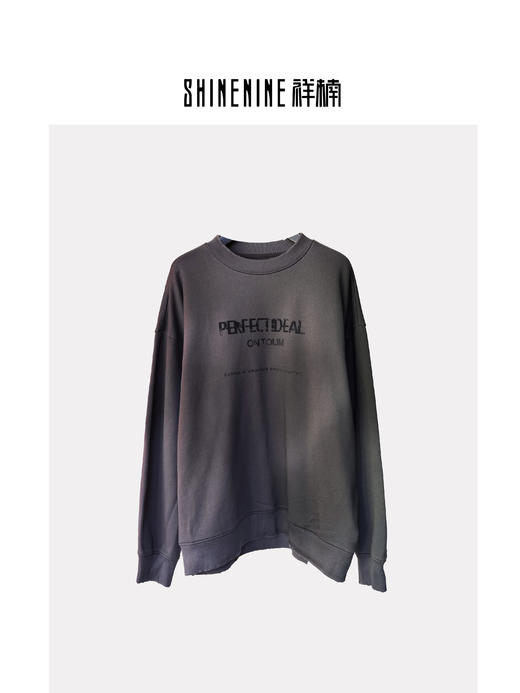 W430864255做旧圆领卫衣 商品图0