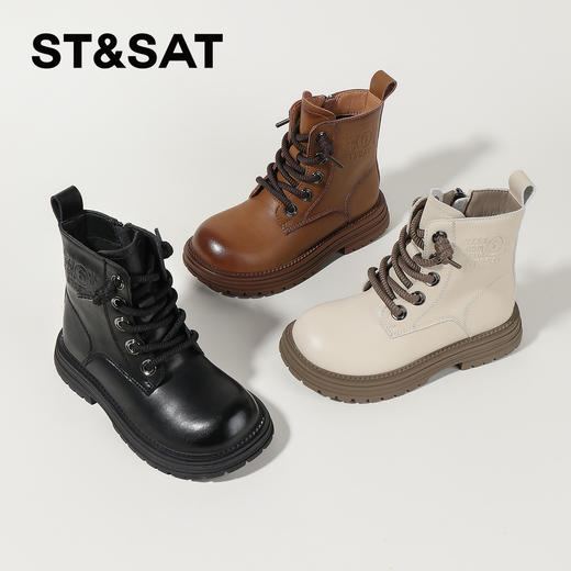 【童鞋】星期六英伦学院风女童马丁靴SSC3196L4P 商品图9
