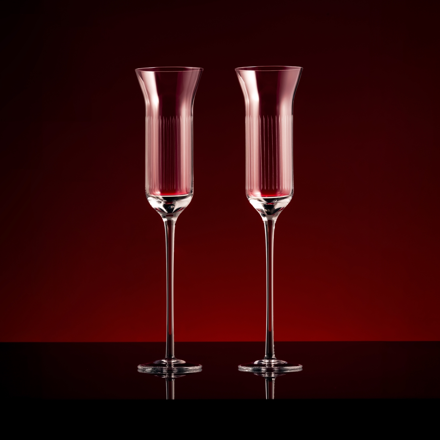 絮雨手刻水晶香槟杯套装 RESONG日诵家居 酒杯礼品