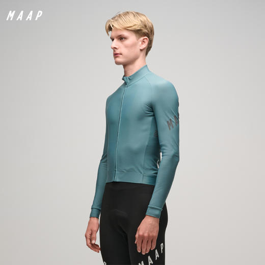 MAAP 男士 Aeon系列 远洋蓝 加绒长袖骑行服 商品图0