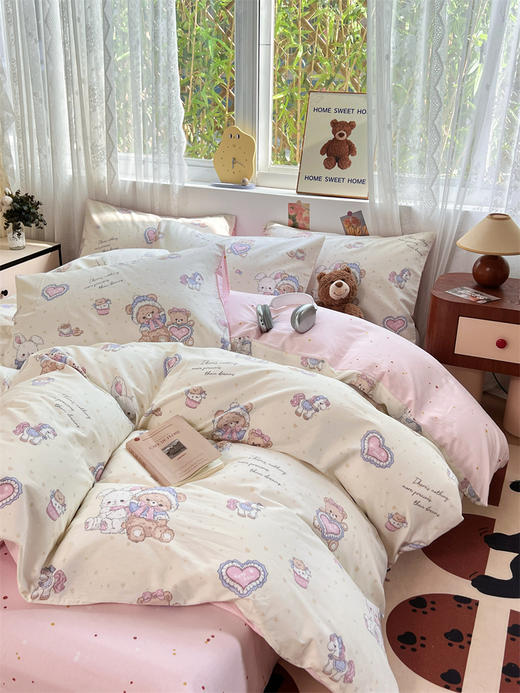 【YW】无忧购100%纯棉可爱卡通印花四件套（截单后3-5天发货) 商品图14