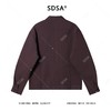 23118SDSA男士秋冬新款痞帅男装痞帅纯色压皱立领纽扣开衫夹克百搭时尚 商品缩略图5