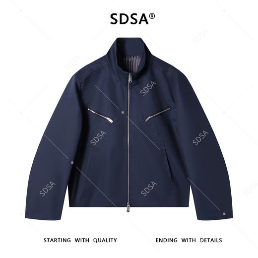 OAS913SDSA男士秋冬新款痞帅男装潮牌短款多口袋立领拉链夹克时尚百搭 商品图1