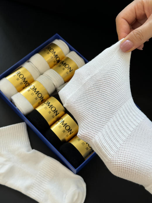 罗蒙10A级抗菌艾草精油防臭棉袜 商品图8