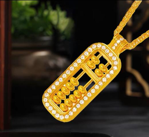 古&法&金算盘项链 商品图11