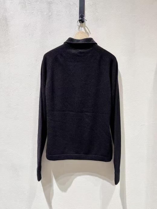 中性款翻领针织开衫毛衣 商品图1