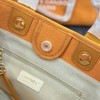 香家橘色帆布沙滩包 商品缩略图5