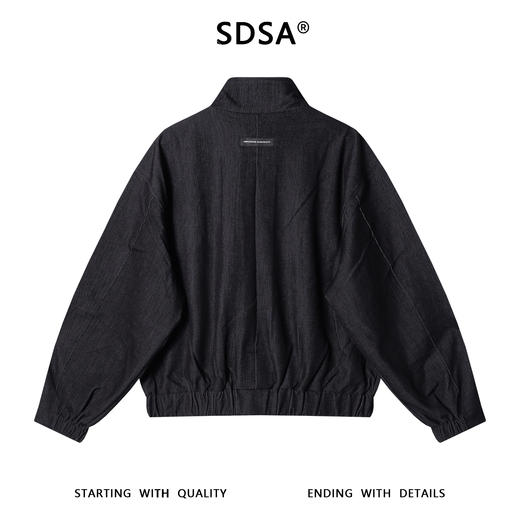 J53096SDSA男士秋冬新款痞帅男装痞帅拉链立领夹克百搭时尚宽松潮流外套 商品图5