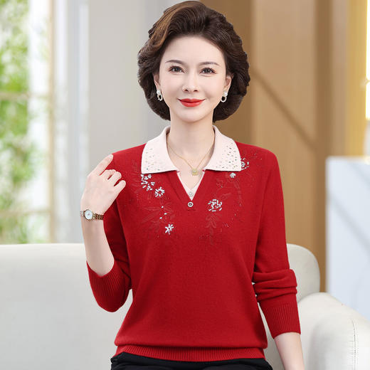 W087-58116-165-278妈妈装秋 商品图4