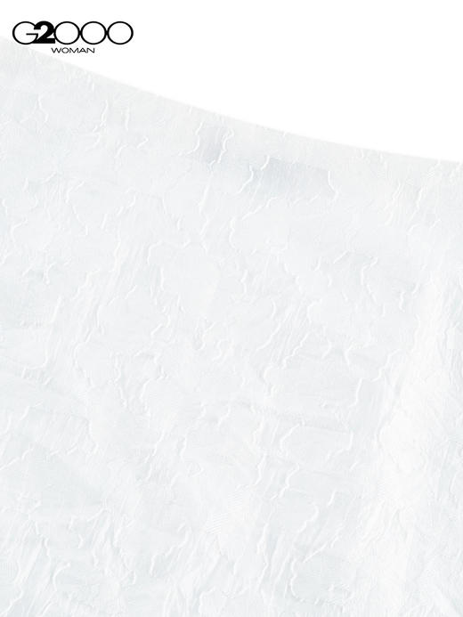 G2000【双层设计/A字裙/商场新款】女装FW25舒适勾花中长款半身裙53269672 商品图3