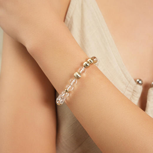 【秋季上新】Garden of Eden 伊甸园系列 | 果壳晶石双珠手链 商品图1