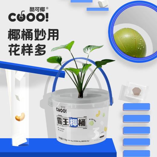 霸王椰椰桶 | 甄选泰国香水椰肉，满满椰香味 ! 原味+白巧+腰果三种口味畅享，富合膳食纤维 ! FD冻干工艺，急速锁鲜 商品图4