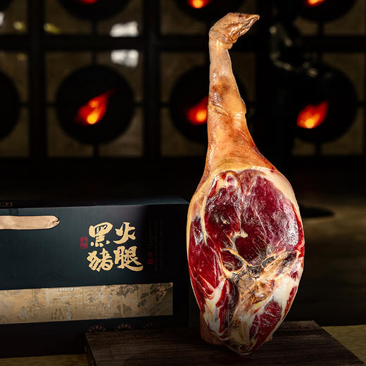 金字黑猪金华火腿4kg整腿礼盒节日送礼高档商务礼盒特价年货礼盒 商品图2