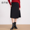 EITIE爱特爱气质优雅通勤纯色不对称百搭A字裙半身裙2025秋冬新款D2506901 商品缩略图0