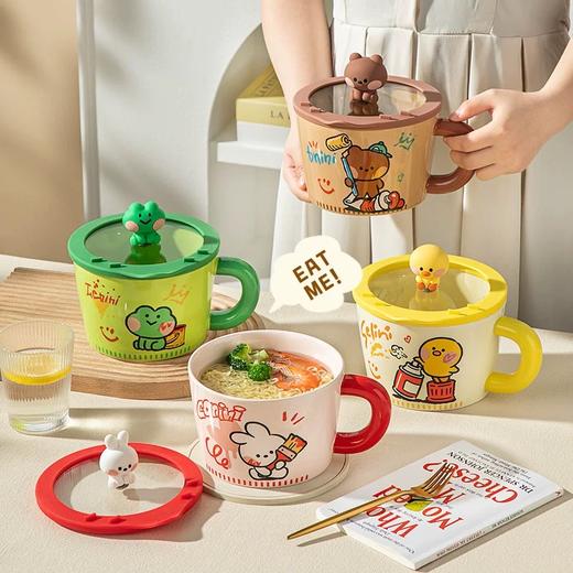 布朗熊泡面碗大汤碗（款式随机） 商品图0