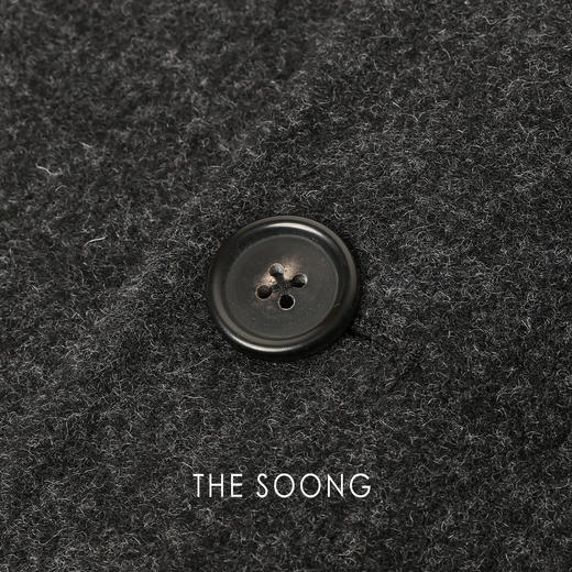 THESOONG|经典纯羊毛手工挑缝强宿双面毛呢大衣外套HWWT7652 商品图2