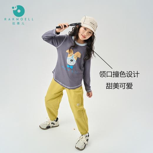 Rarmoell拉慕儿休闲撞色麻丝T恤25107小公主衣柜的必备款 商品图3