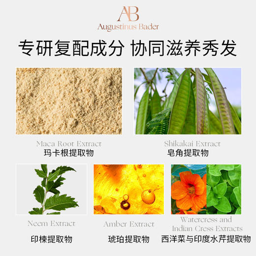 【保税发货】奥古斯汀·巴德——AB轻盈洗发水200ml强韧修护持久蓬松固发清爽 商品图4