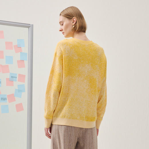 谜底套头针织衫长袖2025年冬季新品羊毛柔软蓬松毛衣女254MZ1852 商品图2