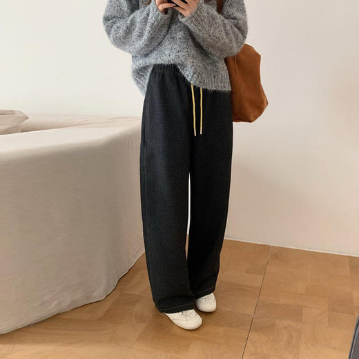 【力推！回购top款！】绵羊毛高腰牛仔弯刀裤 商品图4