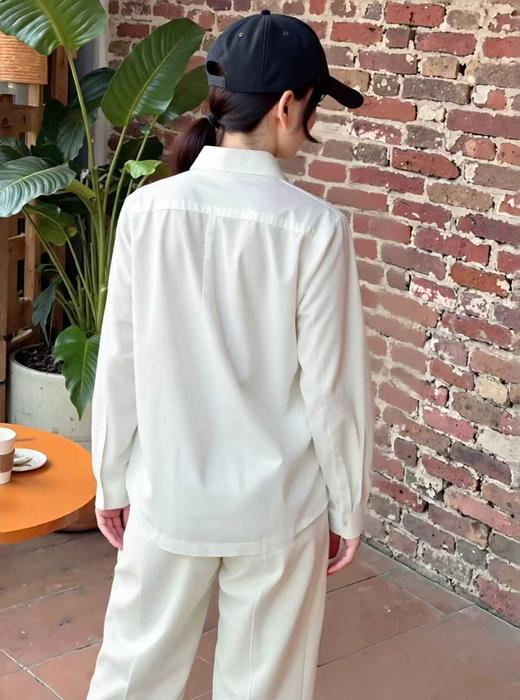 【秋新品】古泥品牌5872 100%棉加绒秋冬长袖衬衫-喜出 商品图1