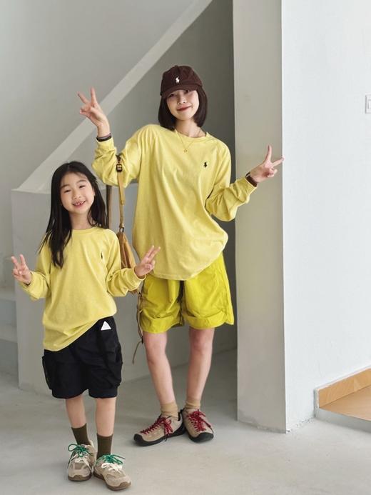 莱赛尔天丝雪花棉亲子长袖棉T 商品图1