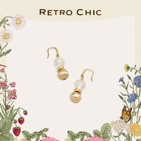 【秋季上新】Garden of Eden 伊甸园系列 | 果壳晶石双珠耳环