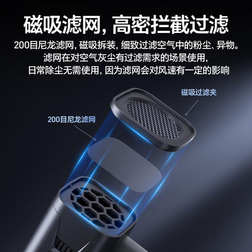 Ulanzi优篮子 AD02 STORM飓风暴力风扇V2镜头清灰强力除尘键盘笔记本无人机手办暴力小风扇吹灰尘清洁工具 商品图7
