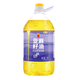【自营】中粮悦润亚麻籽油5L