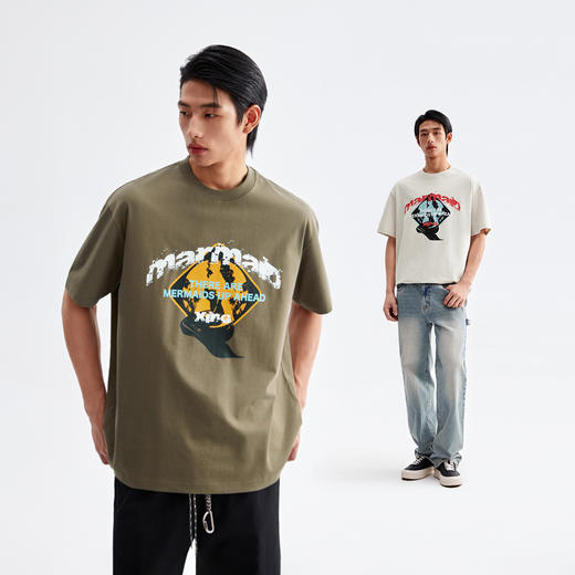 【凉感抑菌】CHINISM赤尘 防晒速干t恤男夏季宽松休闲男生短袖 商品图4