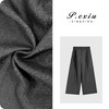 PanYiXiu/潘依绣天丝麻料丝滑肌理感褶皱设计西裤休闲裤M8830 商品缩略图0