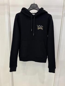 女款logo刺绣连帽卫衣007