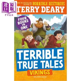 【中商原版】糟糕又真实的故事 维京人 Terrible True Tales Vikings 可怕的历史作者Terry Deary 英文原版 历史故事章节书