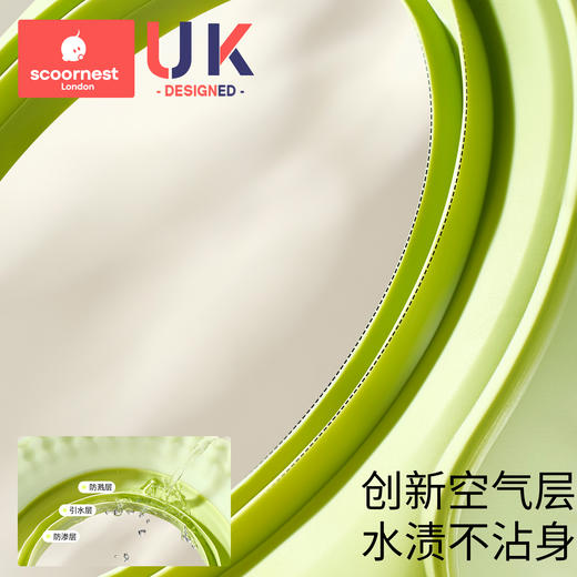 科巢儿童洗头发挡水帽新款神器宝宝新生儿防进水耳贴婴儿洗澡小孩浴帽 商品图3