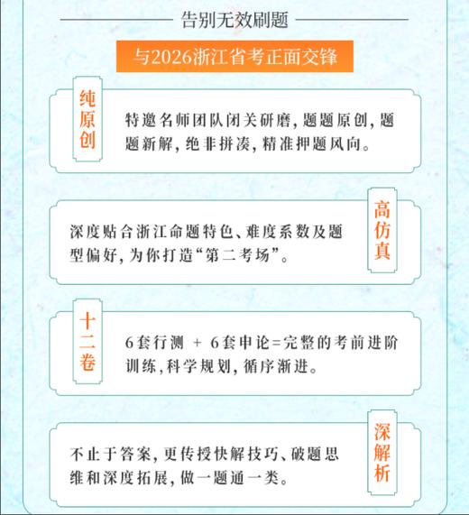 2026浙江省考|青云十二卷 商品图3