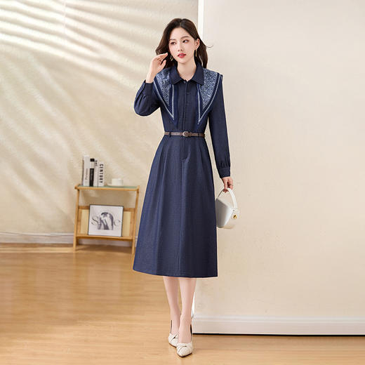 HR ZRX5659气质时尚潮流法式连衣裙 商品图1