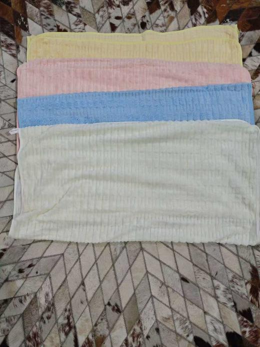 长款纯色毛绒毛巾 商品图0