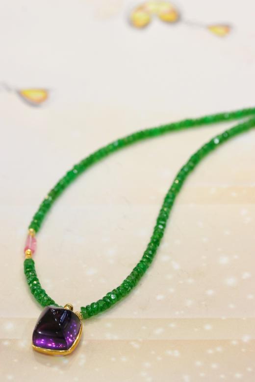 沙弗莱紫水晶项链 商品图1