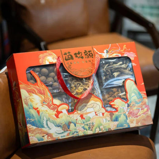 优选丨鲜珥家 好运多多山珍礼盒/菌欢颜菌菇礼盒 新鲜采摘到自然干制而成，保留菌菇的鲜美醇香，自然好山珍，看得到真材实料，送礼佳品 商品图3