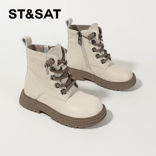 【童鞋】星期六英伦学院风女童马丁靴SSC3196L4P 商品图13