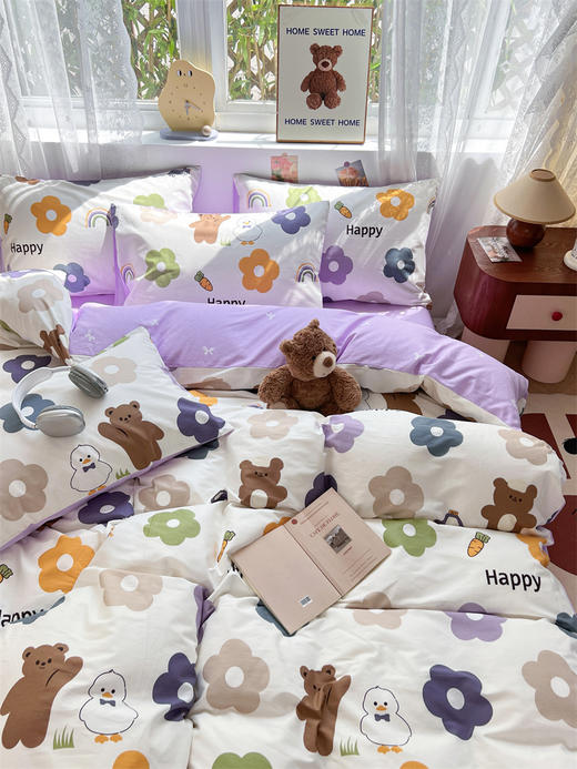 【YW】无忧购100%纯棉可爱卡通印花四件套（截单后3-5天发货) 商品图11