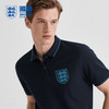 【官方正版】英格兰国家队 | 深蓝拼色polo质感商务短袖 商品缩略图4