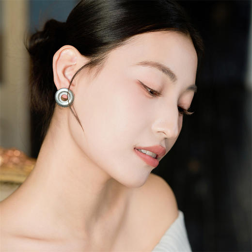 【任选3件599元】圆环耳饰 S925银耳环时尚ins风耳饰MEMORA诗普琳YEE03101、YEE03102（线上专供） 商品图1