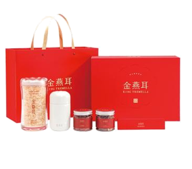 ————————金燕耳K纯萃银耳80g红色礼盒B（代发）